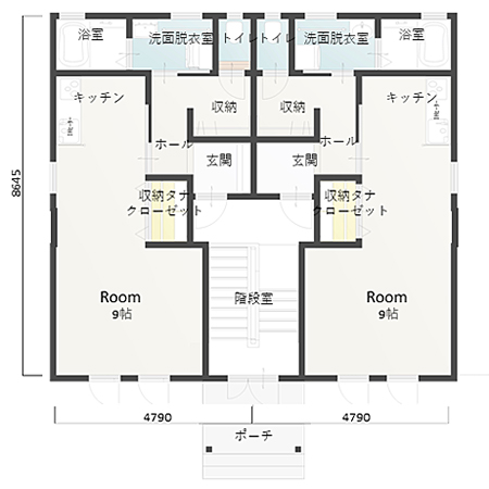 ロータスM3 ＜南入り＞ 間取り図