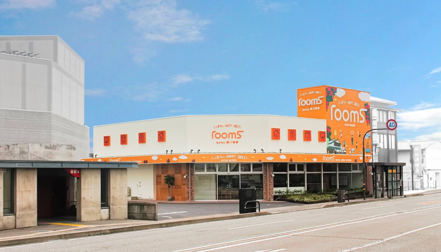 rooms 絹川商事の店舗外観